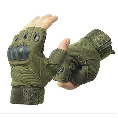 NIRVA WITH DEVICE OF WOMEN PICTURE Tactical Half Finger Gloves for Sports,Hiking,Cyclling,Travelling,Camping,Outdoor (Size XL) - Image 5