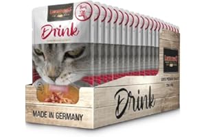 CT-TRONICS Leonardo Drink | Sopa para Gatos | Altamente Hidratante | Varios Sabores | 20x40Gr | (40x20Gr, Ternera)