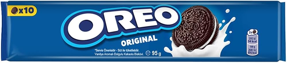 Oreo Kakaolu Vanilya Kremalı Bisküvi 95g