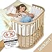 NSAuk Babybay Convertible Varnished Beech