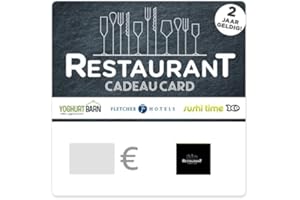 Restaurantcadeau Cadeaubon - voor Nederland - per e-mail