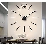 Römische Ziffern 3D-Spiegel-Wanduhr – Rahmenlos, Acryl, Durchmesser 20–50 Cm Anpassbar, Silber, DIY-Montage Mit Vorlage
