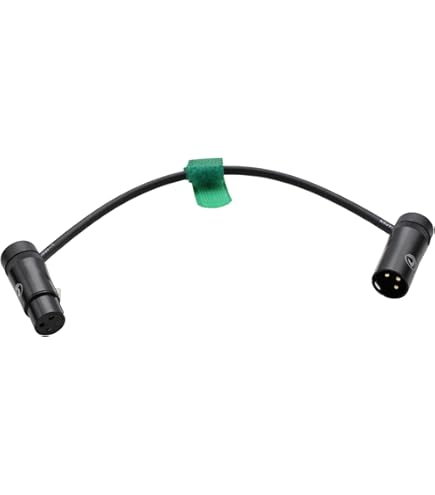 Ta5F Két Low-Profile Xlr Neutrik 3Pin Xlr Számára Zaxcom Qrx200 Audio Kábel