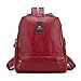Produktbild YAAGLE Neu erste Schicht aus Leder echtes Leder Rucksack Damen koreanisch schick Freizeit Gepäck Schultasche Reisetasche Schultertasche-burgundy