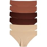 ALYA UNDERWEAR Kadın Bikini K&uuml;lot Lazer Kesim Dikişsiz Kadın Slip - Seamless Ultra Esnek ve Rahat 6'lı Paket