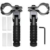 ZSDTRP M8 Motorcycle Footrest Folding Footrest Front Rear Electric Car Footpegs Non-Slip Folding Footrest 90 Degree Passenger