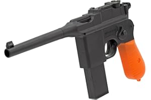 CADOFE B.W. Softair Pistole ABS PA15 1:1 Mauser Gun Black 24,5 cm 160g 6 mm BB Airgun | mit Munition