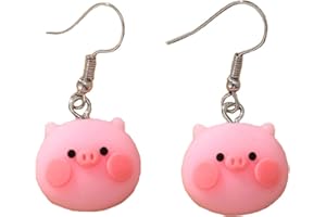 Sttiafay Creative Green Frog Earrings Dangle Drop Hook Earring Cute Earring Jackets Eardrop for Women Kids Gifts