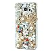 Produktbild Samsung Galaxy Alpha Hülle, Sense TE Strass [3D Handgefertigt] Diamant Serie Bling Schutz Handy Tasche Kristall Transparent Case Cover Hülle mit Retro Anti Staub Stecker - Krone Blumen / Bunte