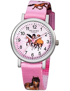 Regent Kinderuhr 7675.11.12 Textilband F729