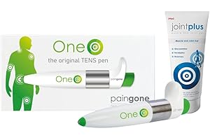 Paingone One + Joint Plus Muscle and Joint Gel 60ml | Portable TENS Pen | Non-greasy glucosamine gel | Drug-free