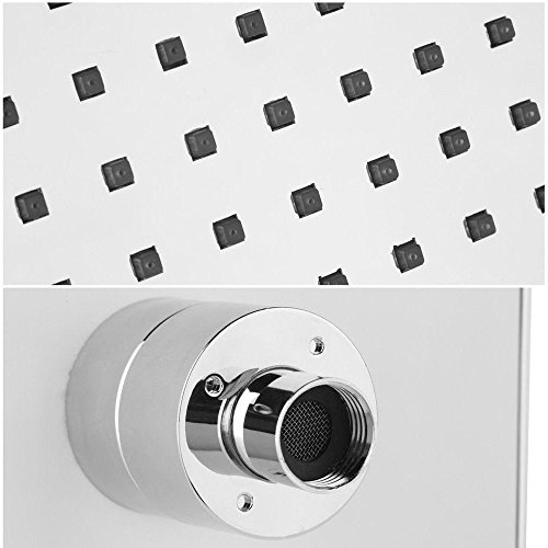LED Handduschen Stoga Duschkopf LED 3 Farben Temperatur kontrolliert Niederschlag Top Spray Badezimmer Duschkopf - 6