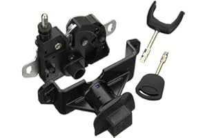 VHEUHZ Jeu complet de loquets 6C1A-16D748-AB 8T1A-16700-AA Serrure de capot de capot 1476762 4887422 avec 2 clés compatible avec Ford Transit MK7 2006-2011