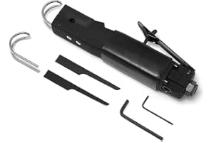 POWER AERO NOVIA Sega per carrozzeria ad aria compressa con 2 lame per sega, mini seghetto alternativo ad aria compressa con fino a 10.000 giri/min, strumento per sega pneumatica