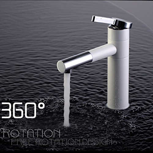 Gimili Wasserhahn Bad Waschbecken Armaturen Waschtischarmatur Weiss Waschbecken Mischbatterie Bad