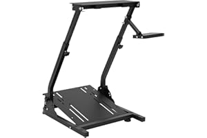 VELPAX Support de volant de course ajustable pour Logitech G25, G27, G29, G920 Racing Simulator Cockpit Video Game Accessories, Shifter Wheel Pedals NOT Included