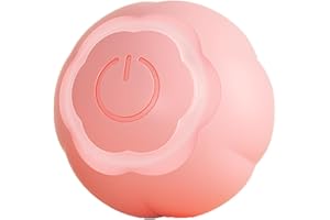 Peticularz Pallina Rosa con Petali - Giocattolo Interattivo per Cani e Gatti: Intrattenimento e Stimolazione del Movimento, Ideale per Cani e Gatti