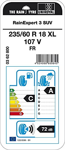 Uniroyal – RainExpert 3 – 235/60/R18 107V – C/A/72DB – Sommerreifen - 2