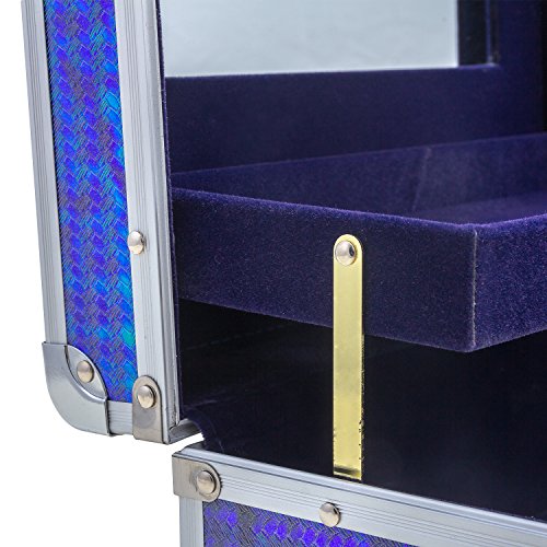 anndora® Schmuckkoffer Kosmetikkoffer + Spiegel Modell und Farbe zur Auswahl - 8