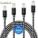 Produktbild SGIN Lightning Kabel, 4 Pack 1M 2M 2M 3M iPhone Ladekabel Nylon USB Kable 8 Pin Stecker Kompatibel für iPhone X / 8 / 8 Plus / 7 / 7 Plus / 6 / 6 Plus / 6s / 6s Plus / 5 / 5c / 5s, iPad (Schwarz&Weiß)