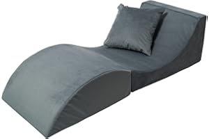 Velinda Sofá Plegable, cómodo, Relajante, 3 en 1, Puff, Mesa