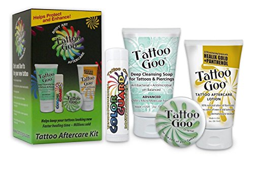 Tatto Goo Kit d'entretien pour tatouage 4 en 1