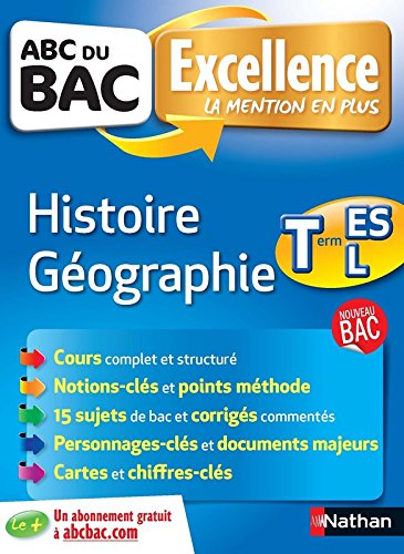 Download ABC du BAC Excellence Histoire - Géographie Term ES.L Download ABC du BAC Excellence Histoire - Géographie Term ES.L