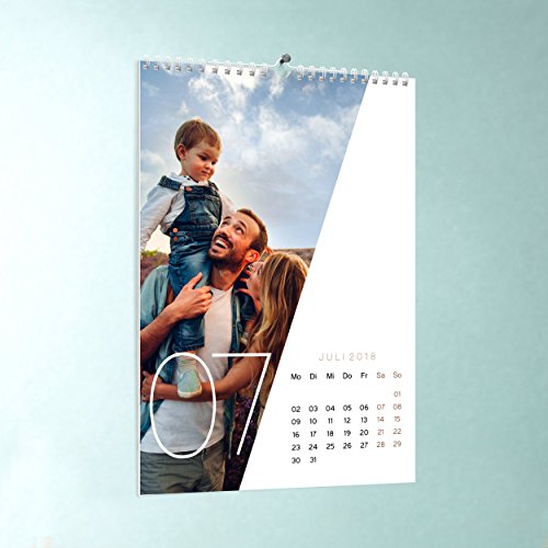 Kalender gestalten, Quer durchs Jahr, Wandkalender DIN A4: 210 x 297 mm, Fotokalender 2018