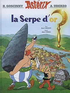 jaquette livre Astérix - La serpe d'Or - n°2