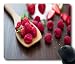 Produktbild Speisen und Getränke Lebensmittel Himbeeren Erdbeeren Berry rutschfeste Gummi Gaming Mauspad Größe 22,9 cm (220 mm) X 17,8 cm (180 mm) X 1/8 (3 mm)