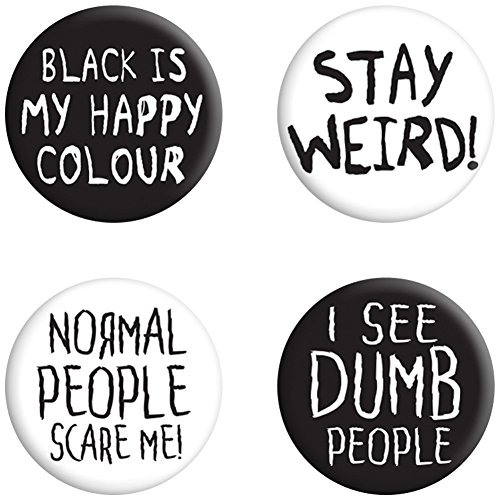 Grindstore Stay Weird Badge Pack