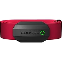 COOSPO H808S Fascia Cardio Cardiofrequenzimetro Fascia Toracica Bluetooth/ANT+, Sensore di Frequenza Cardiaca Impermeabile IP