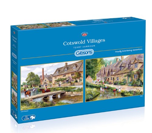 Gibsons Cotswold Villages Jigsaw Puzzle (2 x 1000 pieces)