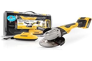 Varo y Kreator, POWXB20050 Amoladora angular 20V batería 20V 4Ah cargador