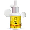 FACES CANADA Sunscreen Serum, 30ml | SPF 50 PA+++ | Protects From UVA & UVB Rays | 1% Hyaluronic Acid & Vitamin C | Lightweight | No White Cast | Natural Radiant Glow| No Alcohol | No Parabens