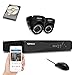 Price comparison product image [1920x 1080P] SANSCO Full 4 Channel 1080p HD Security DVR CCTV System w/ 2x 2.0MP Dome Cameras System 1TB HDD (Vandal Proof Cam Body, Night Vision, QR Code Scan Access, Email Alters Push Notification)