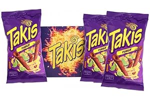 3-pack Takis - 3 x 100 g - Takis fuego - Multipack-Box tortilla Chips - per gli amanti del piccante