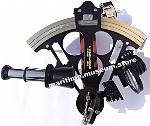8 Inch Royal British Admiral's Sextant with Micrometer Drum Readout. C-3084