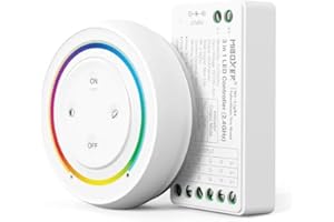 lighteu®, Milight Miboxer 2.4GHz 3 in 1 LED Strip Controller Kits RGB RGBW RGBCCT DC12V/24V Output Max.12A, FUT037SA+