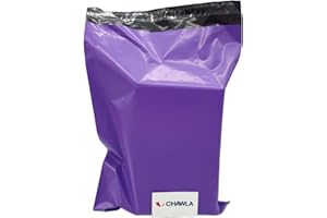 CHAWLA Mailing Bags Colour | Color Self Seal Poly Mailers for Postage, Parcels, and More | 50 Bags | 60 microns | (250mm x 350mm - 10 x 14, Purple)