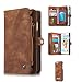 Produktbild LOOKAY iPhone 6/6S Multifunktions PU Leder Handy Tasche Schutzhülle hülle und Geldbörse 2 in 1 - Braun