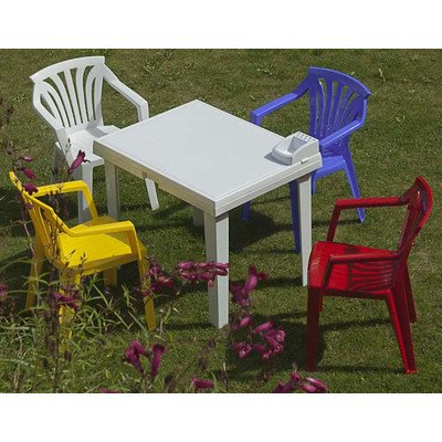Aladino Kiddy Table in White