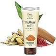 TNW-THE NATURAL WASH Multani Mitti Face Wash (100ml) | Enriched With Fuller’s Earth, Sandal Wood, Aloe Vera, & Saffron | For Glowing & Purifies Skin | Paraben & Sulphate Free | Facewash For Men & Women