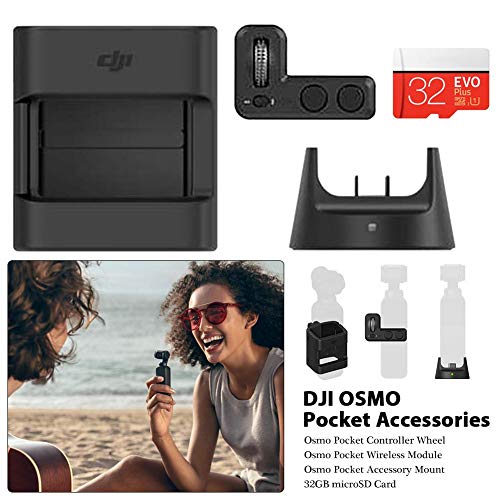 Original Osmo Pocket Expansion Kit,Portable and Versatile Controller Wheel Wireless Module Accessory Mount for DJI OSMO Pocket Mount Stand Accessories