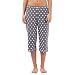 Lounge & Sleep Womens Dark Grey Polka Dot Print Pyjama Bottoms 12