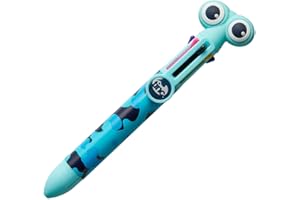 Tinc - Stylo à Bille Multi-Clic Retractable, Multicolor, Idéal pour l'Ecole ou la Maison, Accessoire de Papeterie Pratique et Amusant pour Enfant, Mascote Bleu Tonkin