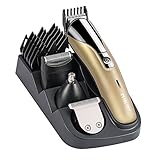 BESTOPE Hair Clippers Beard Trimmer 8 in 1 Man's Grooming Kit Facial Nose and Head Haircut Trimming, Rechargeable Hair Shaver with 13 Attachment
