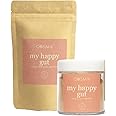 Cosmix My Happy Gut | PREBIOTICS & PROBIOTICS - Promotes healthy gut microbiome| Mulethi & Triphala Powder | Helps with Acidity, Digestion & Bloating| 120g-80 servings (Jar + Refill Pouch)