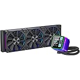 Ant Esports Glacius 360 AIO Liquid Cooler|2.8" LCD Display|Intel LGA1851, AMD AM5|High-Performance FAN 2000 RPM, 86 CFM, 3.54 mmH2O of Static Pressure