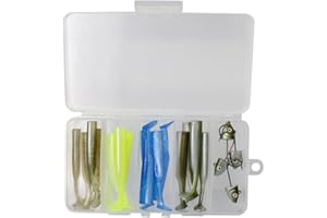 TRONIXPRO Axia Mighty Minnow Soft Fishing Lure Set With Tackle Box